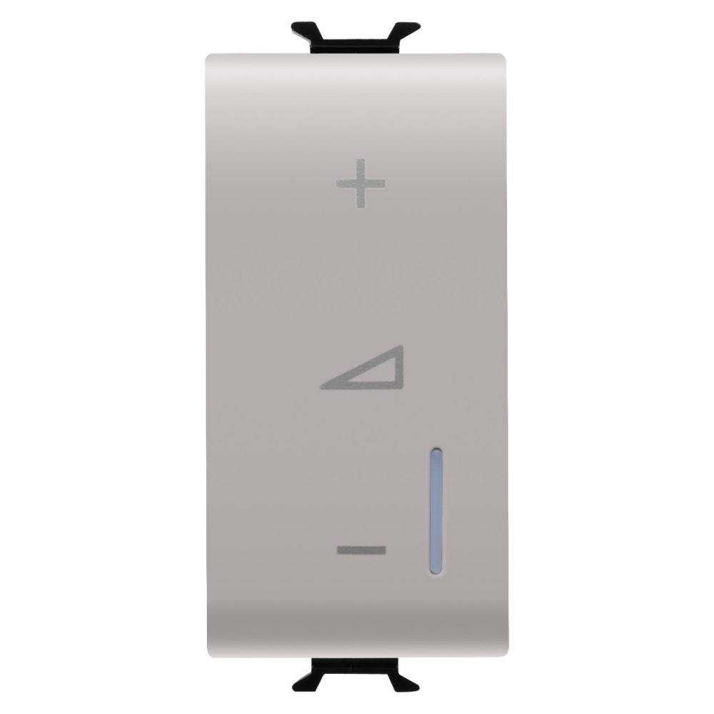  UNIVERZÁLIS SZABÁLYOZÓ GOMB - NYOMÓGOMB - 230 V AC 50/60Hz - 1 MODULOS - SZATÉN BÉZS - CHORUSMART