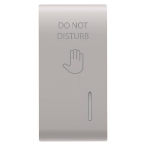 tasto intercambiabile - con diffusore - dnd - 1 modulo - natural beige satinato - chorusmart