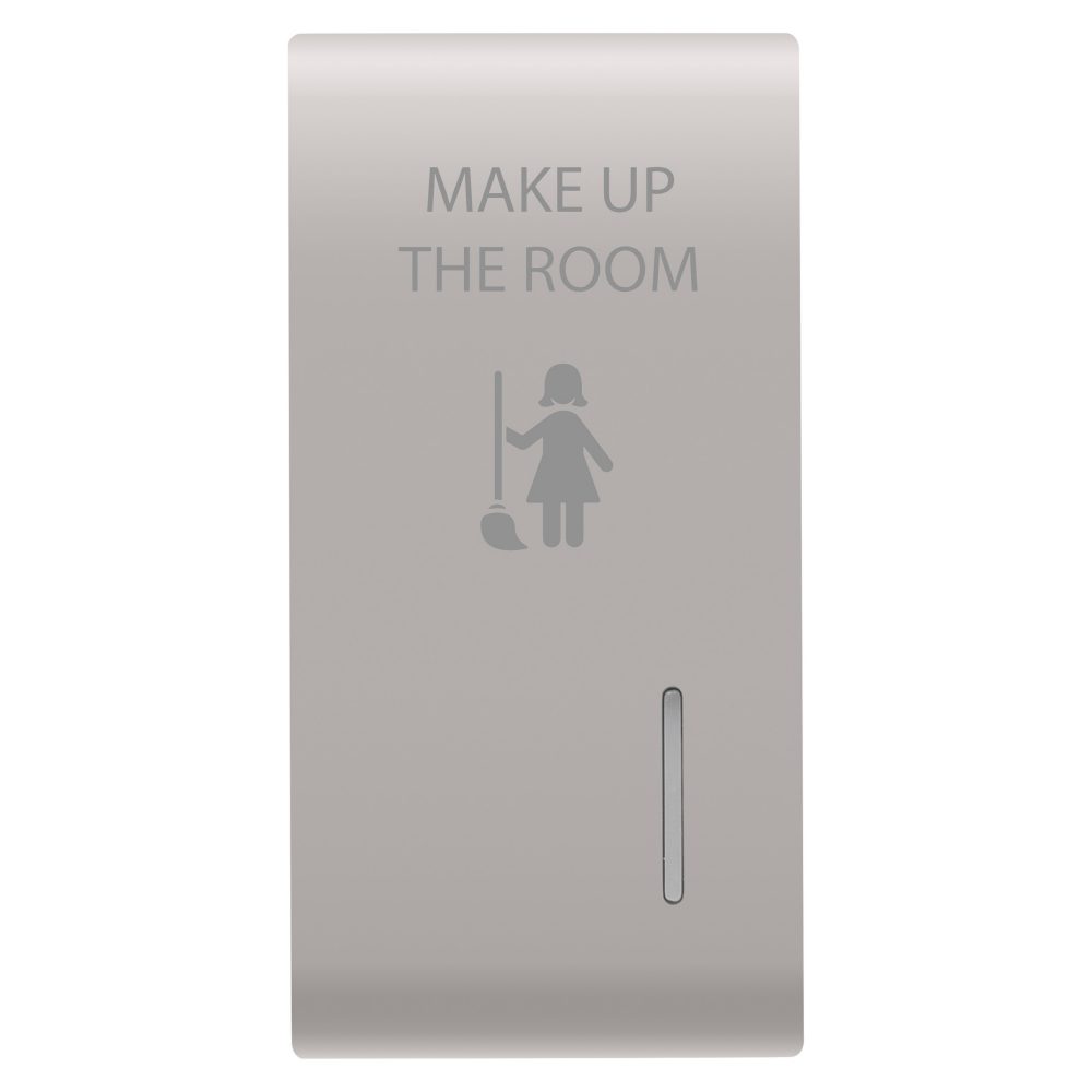  austauschbarer taster - mit diffusor - mur - 1 modul - naturbeige satiniert - chorusmart