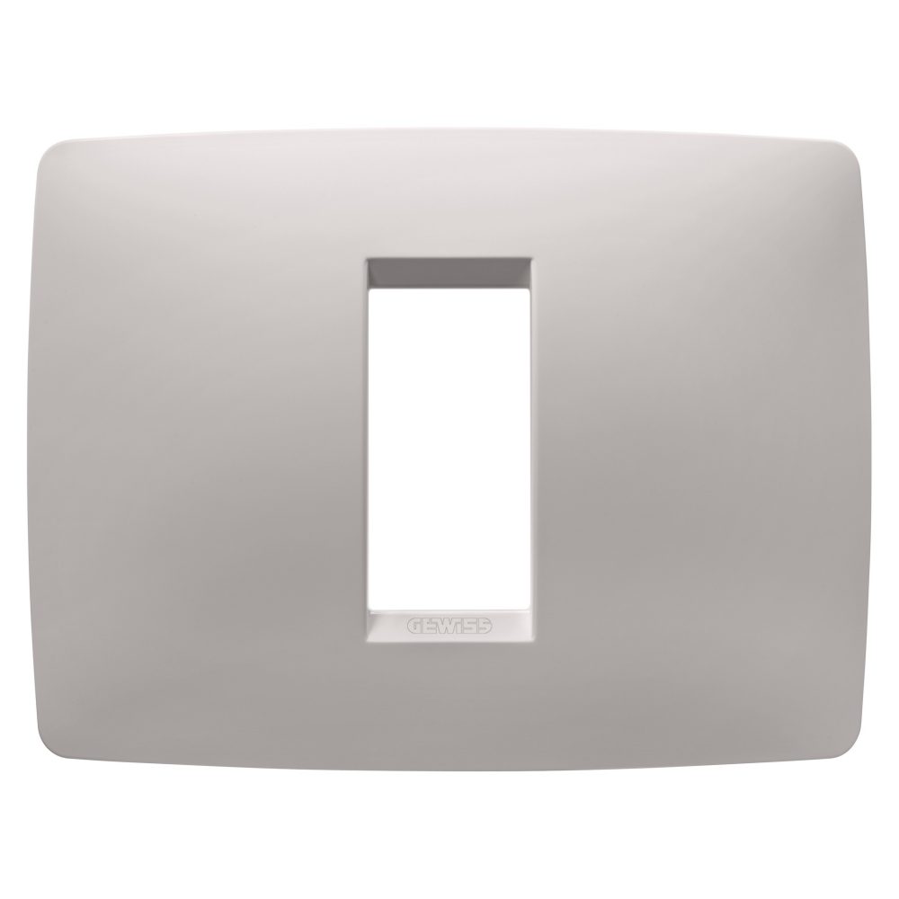  abdeckrahmen one - in lackiertem technopolymer - 1 modul - naturbeige - chorusmart