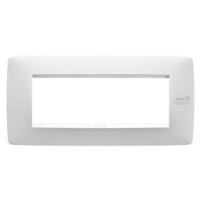 one plate - technopolymer - 6 modules - white - antibacterial - chorusmart