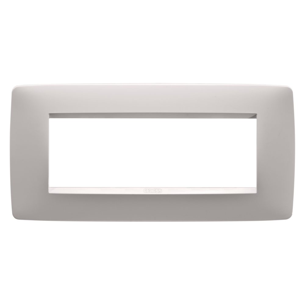  placa one - tecnopolímero barnizado - 6 módulos - beige natural - chorusmart