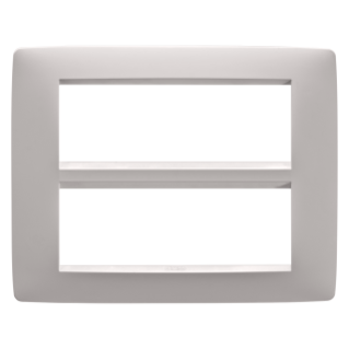 PLACA ONE - TECNOPOLÍMERO BARNIZADO - 12 MÓDULOS - BLANCO SATINADO - CHORUS