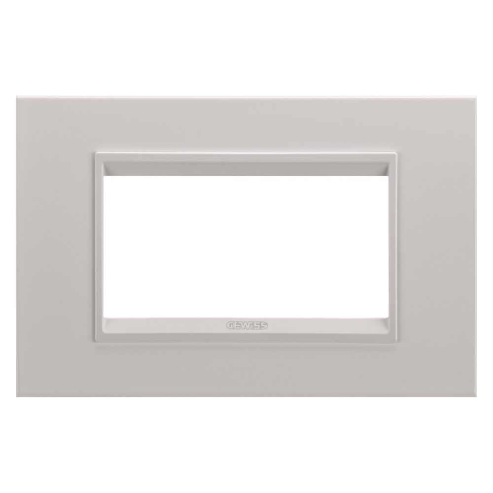  LUX PLATE - IN METAL - 4 MODULES - MONOCHROME NATURAL BEIGE - CHORUSMART