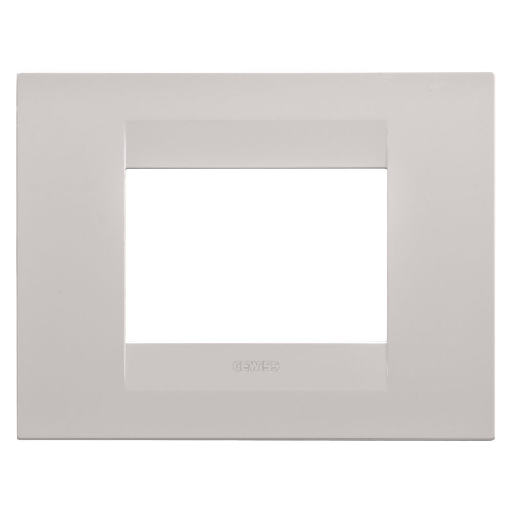  placca geo - in tecnopolimero verniciato - 3 posti - natural beige - chorusmart