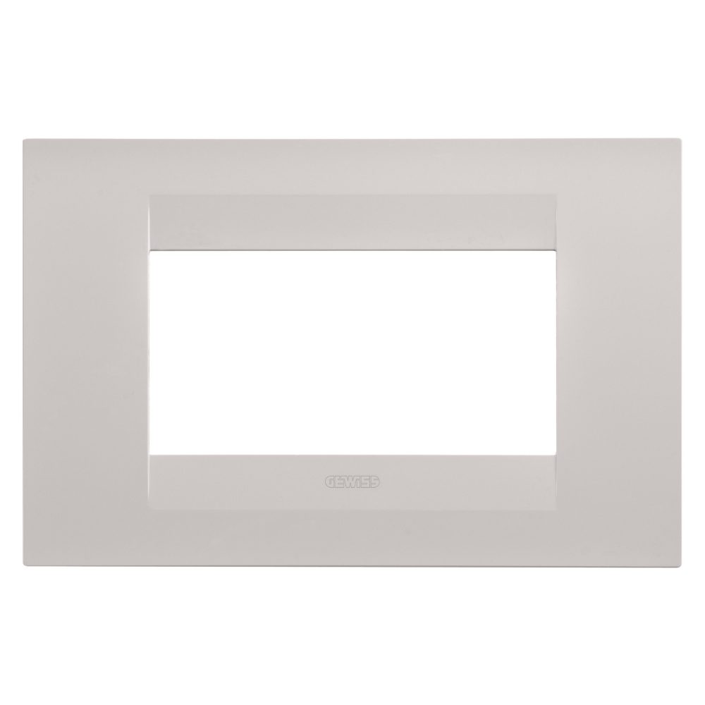  placca geo - in tecnopolimero verniciato - 4 posti - natural beige - chorusmart