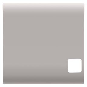 TOUCHE DE VERROUILLAGE INTERCHANGEABLE POUR COMMANDE - À COMPLÉTER AVEC LENTILLES - 2 MODULES - BEIGE NATUREL - CHORUSMART