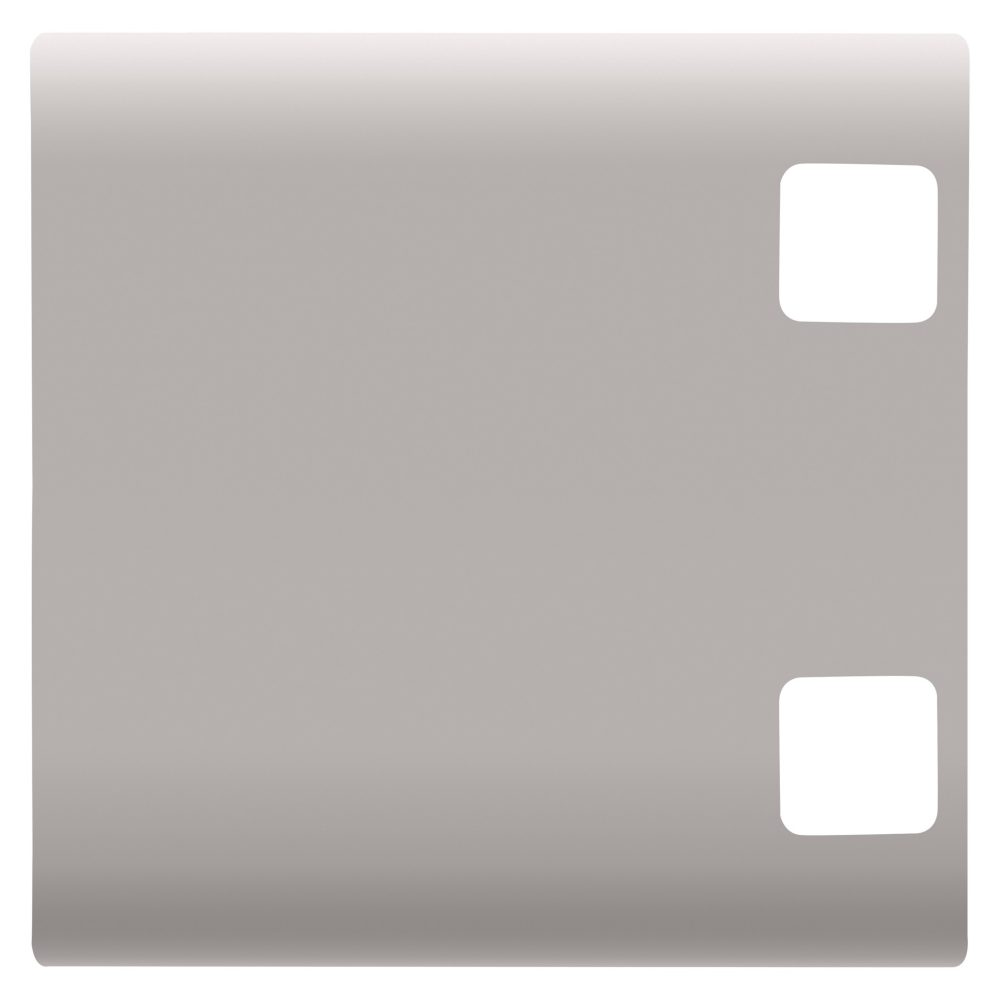  replaceable button key for push-button panel - to be completed with 2 lens - 2 modules - natural beige - chorusmart
