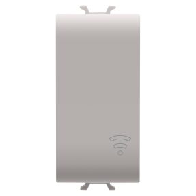 copriforo alloggiamento moduli zigbee - 1 modulo - natural beige satinato - chorusmart