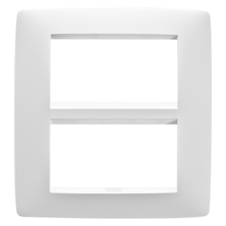 PLACA ONE - TECNOPOLÍMERO BARNIZADO - 8 MÓDULOS - BLANCO SATINADO - CHORUS