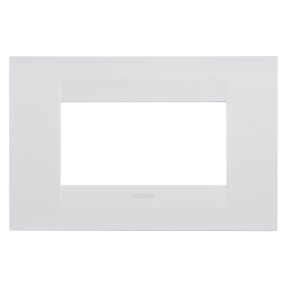 plaque geo - en technopolymère peint - 4 modules - blanc satin - chorusmart