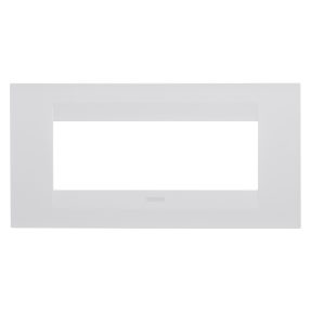 plaque geo - en technopolymère peint - 6 modules - blanc satin - chorusmart