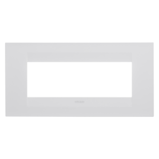 GEO PLATE - IN PAINTED TECHNOPOLYMER - 6 MODULES - SATIN WHITE - CHORUSMART