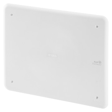 Antibacterial shockproof lids for PT / PT DIN and PT DIN Green Wall boxes white RAL 9016 - IP40