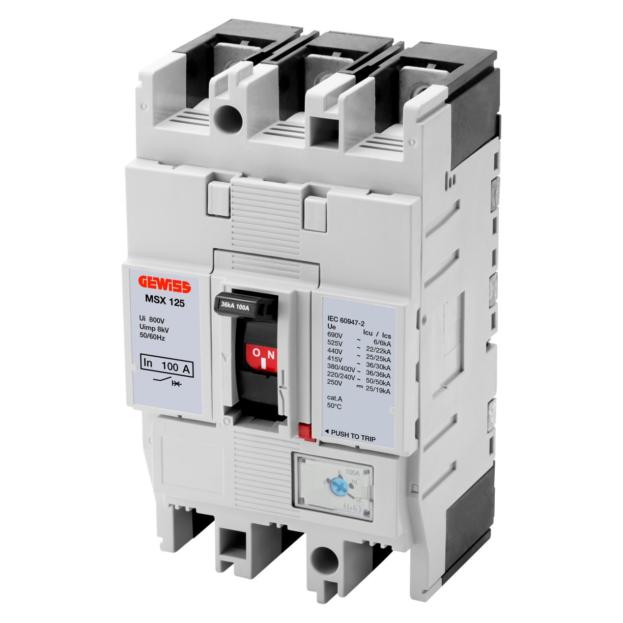 Mccb Motor Control MSX 125 - MCCB - ADJUSTABLE MAGNETIC FOR MOTOR PROTECTION - 36KA 3P 20A ...