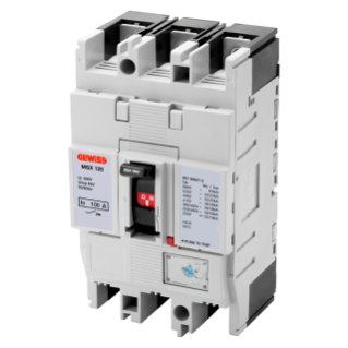 MSX 125 -MOULDED CASE CIRCUIT BREAKER - ADJUSTABLE  MAGNETIC  FOR MOTOR PROTECTION- 36KA 3P 125A 690V