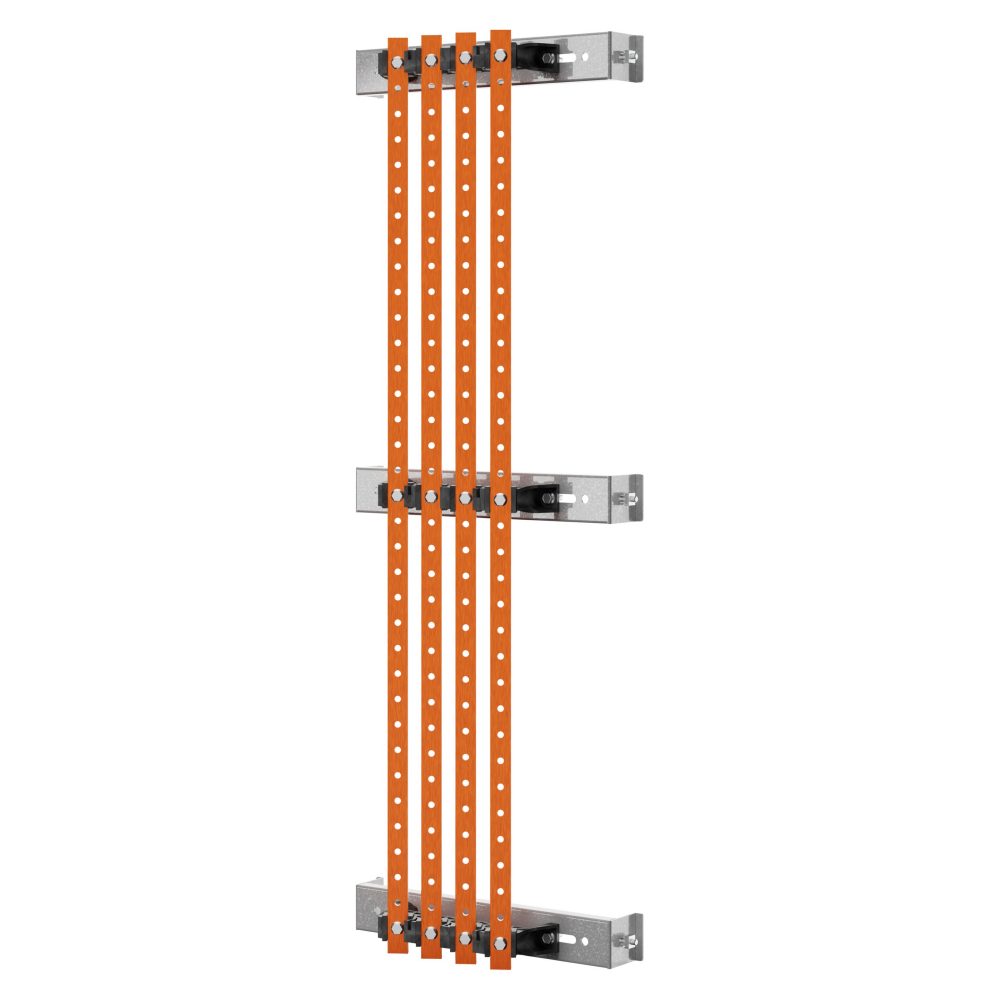  coppia di portabarre - per barre piatte 20x5-30x5 - 250-400a - per strutture 250-400 - vano esterno - per qdx 630h