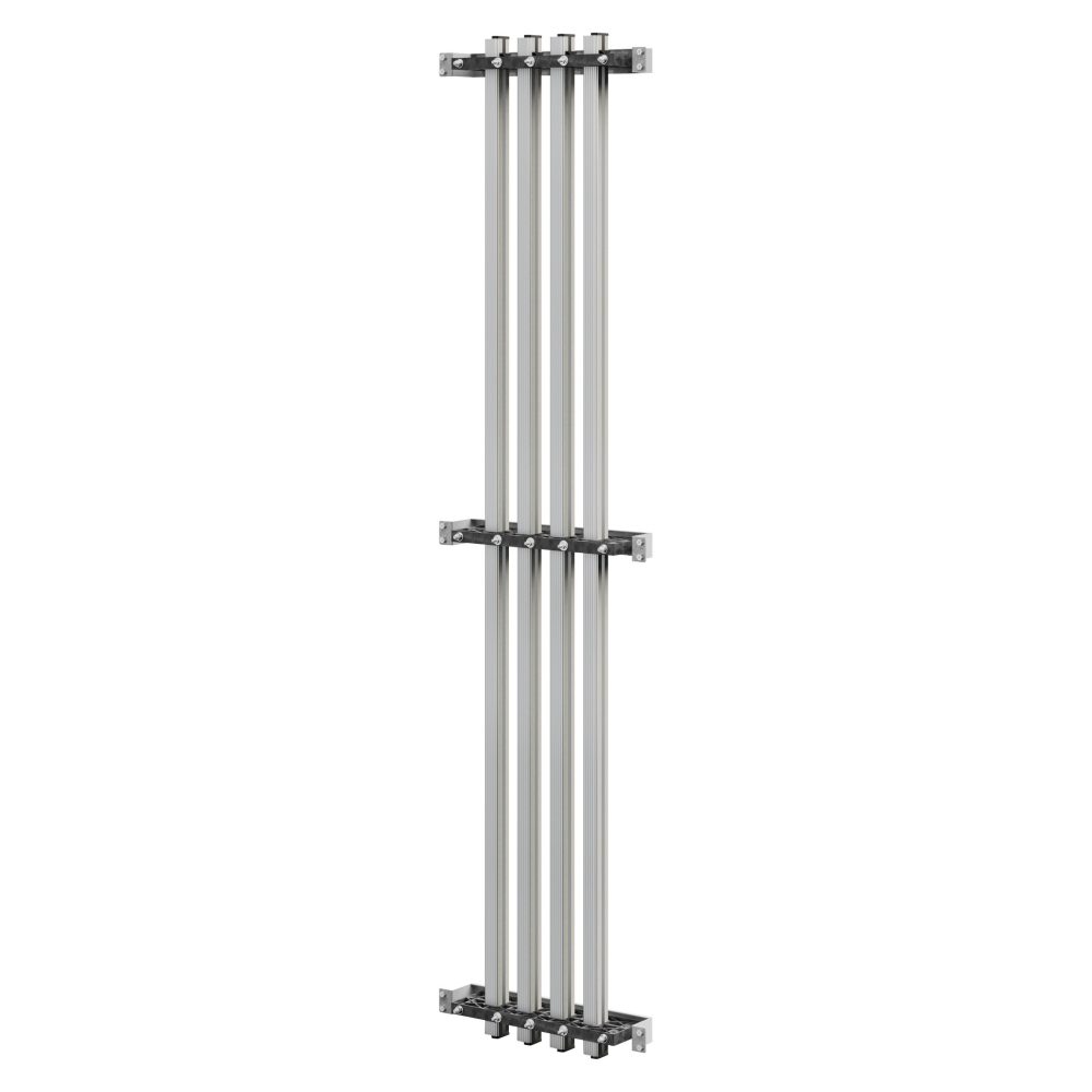  paire de porte-barres omnibus - pour barre omnibus profilée en aluminium - 630 a - pour structures d=400 - structures l=600 - pour qdx 630h