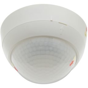 SENSORE DI PRESENZA ON/OFF MASTER IP20 CON CREPUSCOLARE INTEGRATO A PLAFONE - OTTICA GH - ALTEZZA D'INSTALLAZIONE MASSIMA 16M.