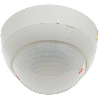 PRESENCE SENSOR ON/OFF MASTER IP20 WITH INTEGRATED TWILIGHT SENSOR CEILING-MOUNTED - GH OPTIC FOR GREAT HEIGHTS - MAXIMUM INSTALLATION HEIGHT 16 M.