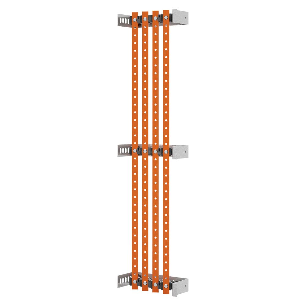  paire de porte-barres omnibus - pour barres omnibus plates 20x5 à 30x5 - 250 à 400 a - pour structures d = 200 - compartiment interne - pour qdx 630l
