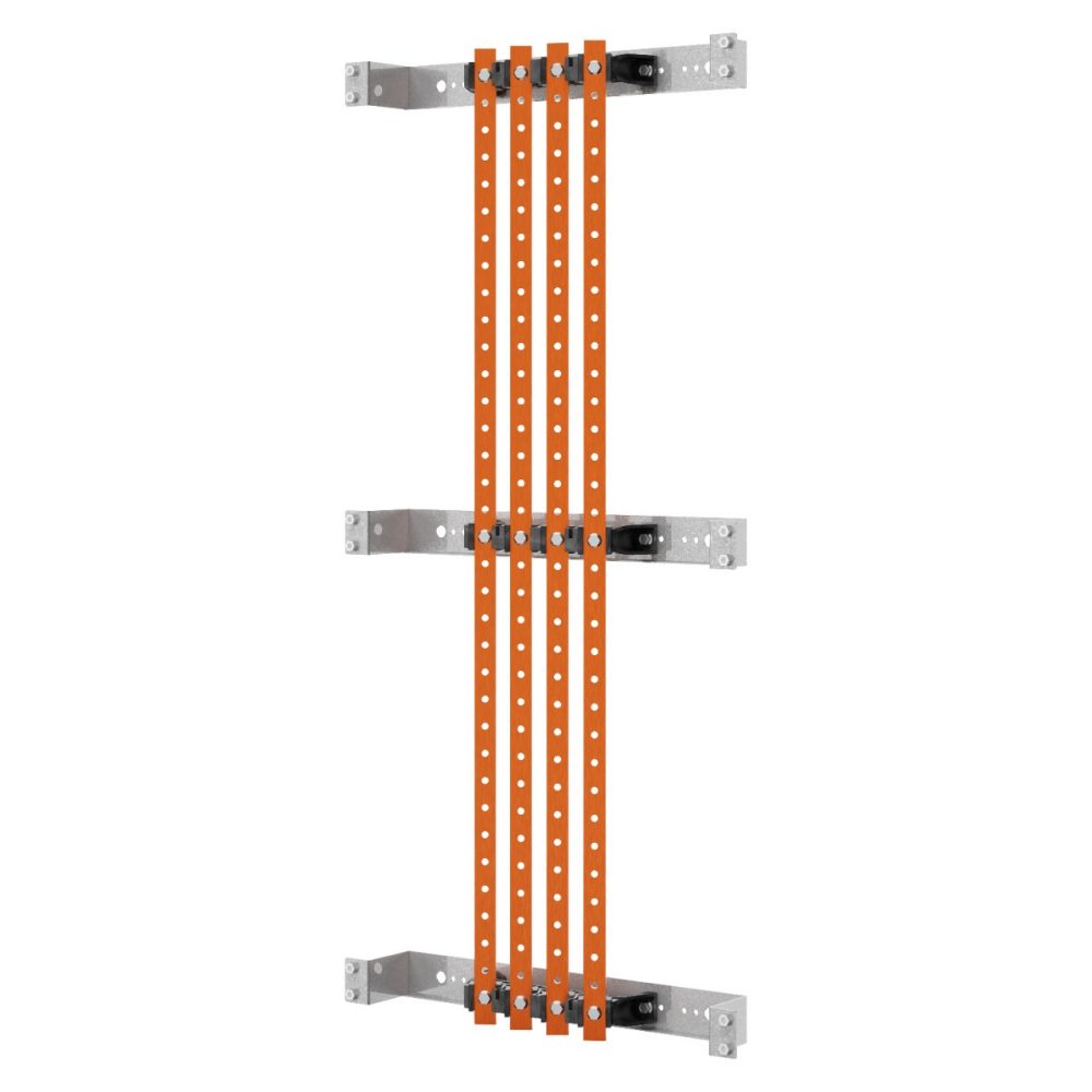  PAR DE SOPORTES DE BARRAS - PARA BARRAS PLANAS 20x5-30x5 - 250-400 A - ESTRUCTURAS L=600 - PARA QDX 630H-1600H