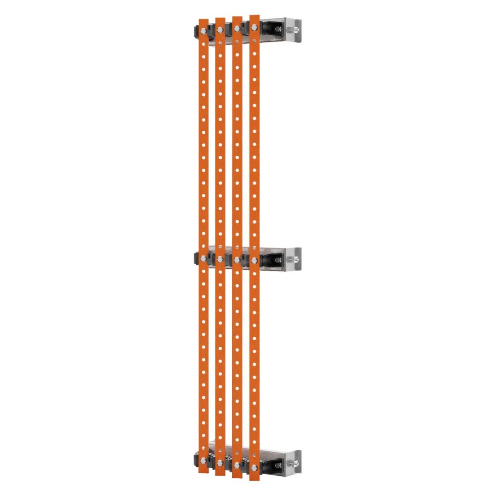  PAAR SAMMELSCHIENEN-HALTER - FÜR FLACHE SAMMELSCHIENEN 20x5-30x5 - 250-400A - FÜR GESTELLE D=250-400 - SEITENFACH - FÜR QDX 630H