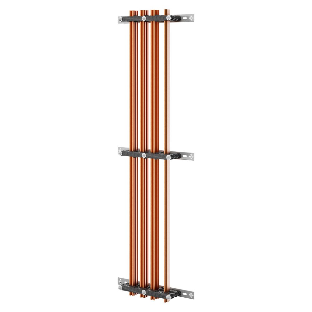  paire de porte-barres omnibus - pour barre omnibus profilée - 800-1250-1600 a - pour structures d=600 - compartiment latéral externe - pour qdx 1600h