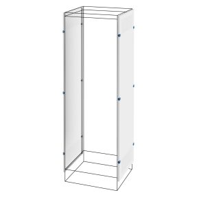 PAAR BELÜFTETE SEITENWÄNDE - STANDSCHRANK - QDX 1600 H - 2000X600 MM