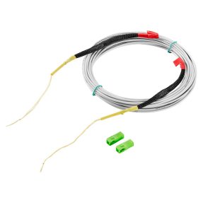 bretella monofibra sc/apc con traino - sistema fiber fast plus - 10m - bianco