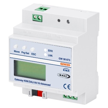 Gateway KNX/DALI2 advanced - multimaster 64/16 - DIN rail mounting