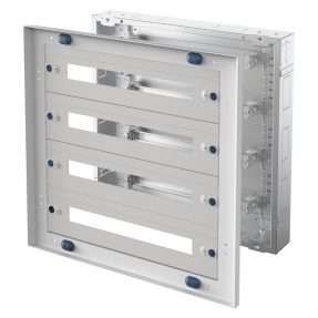 CVX DISTRIBUTION BOARD 160I - FLUSH-MOUNTING - 600x1000x105 - 144(24x6) MODULES - IP30 - WITHOUT DOOR - GREY RAL7035