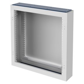 quadro cvx 160e - da parete - 600x600x140 - ip30 - senza porta - con telaio estraibile - grigio ral7035