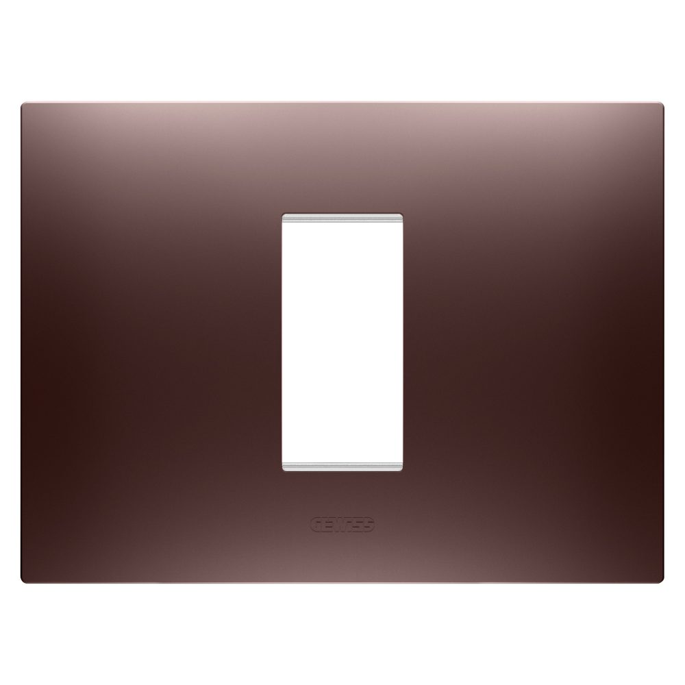  ego plaat - van gelakt technopolymeer - 1 module - koper - chorusmart