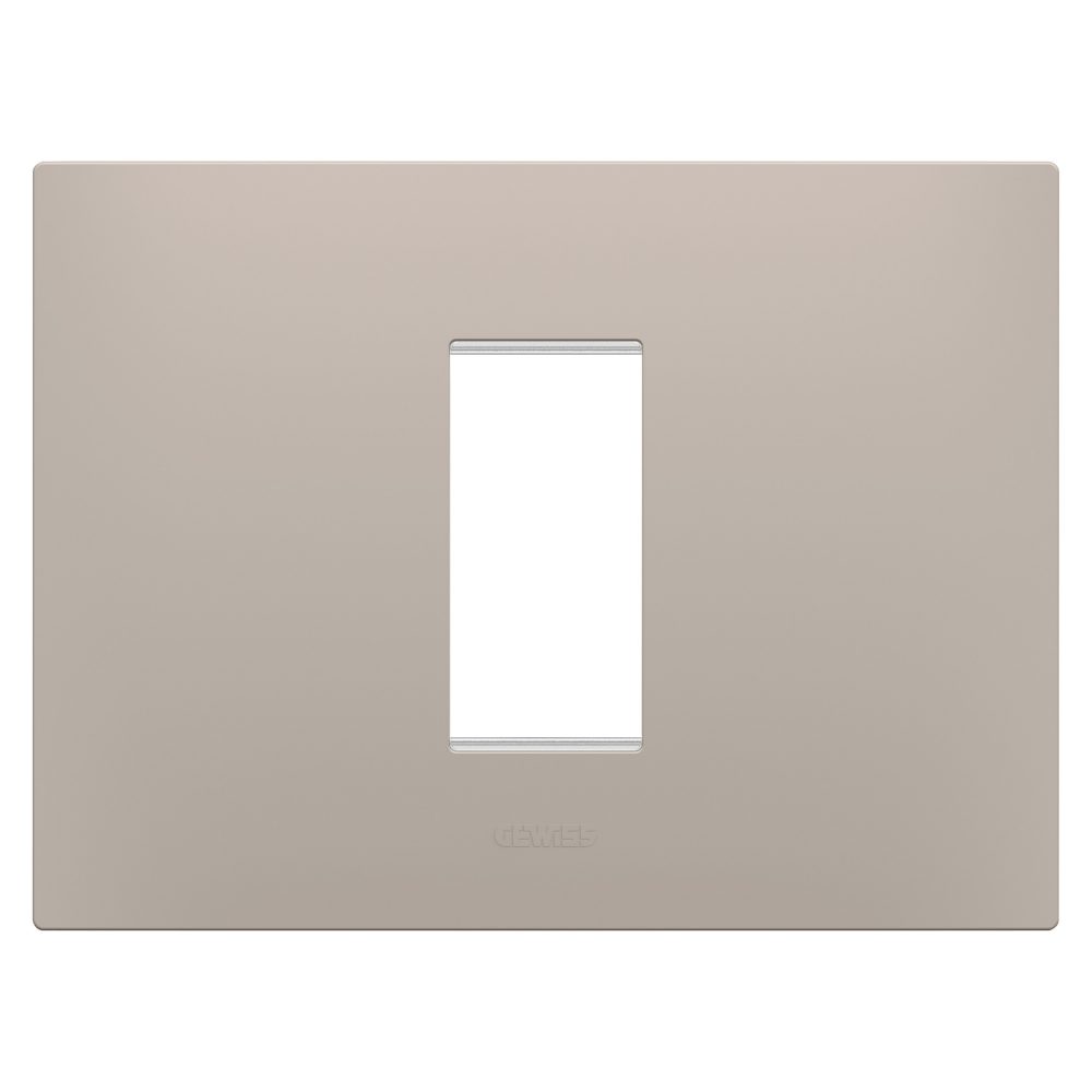  placca ego - in tecnopolimero - 1 posto - dark sand - chorusmart