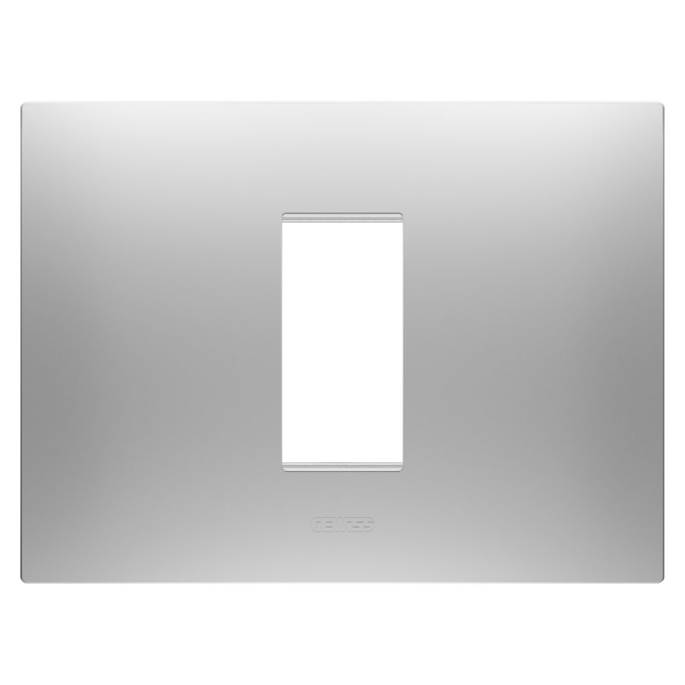  rámeček ego – z technopolymeru opatřeného nátěrem – 1 modul – magnetická šedá – chorusmart