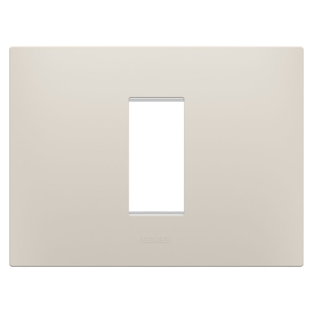 ego plate - in technopolymer - 1 module - natural beige - chorusmart