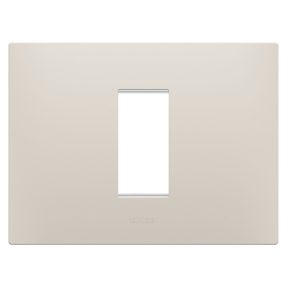 EGO PLATE - IN TECHNOPOLYMER - 1 MODULE - NATURAL BEIGE - CHORUSMART