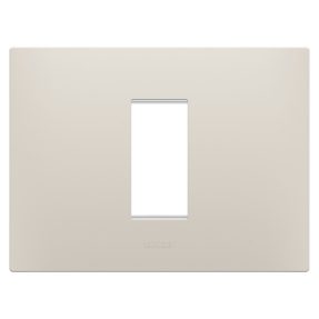 EGO PLATE - IN TECHNOPOLYMER - 1 MODULE - NATURAL BEIGE - CHORUSMART