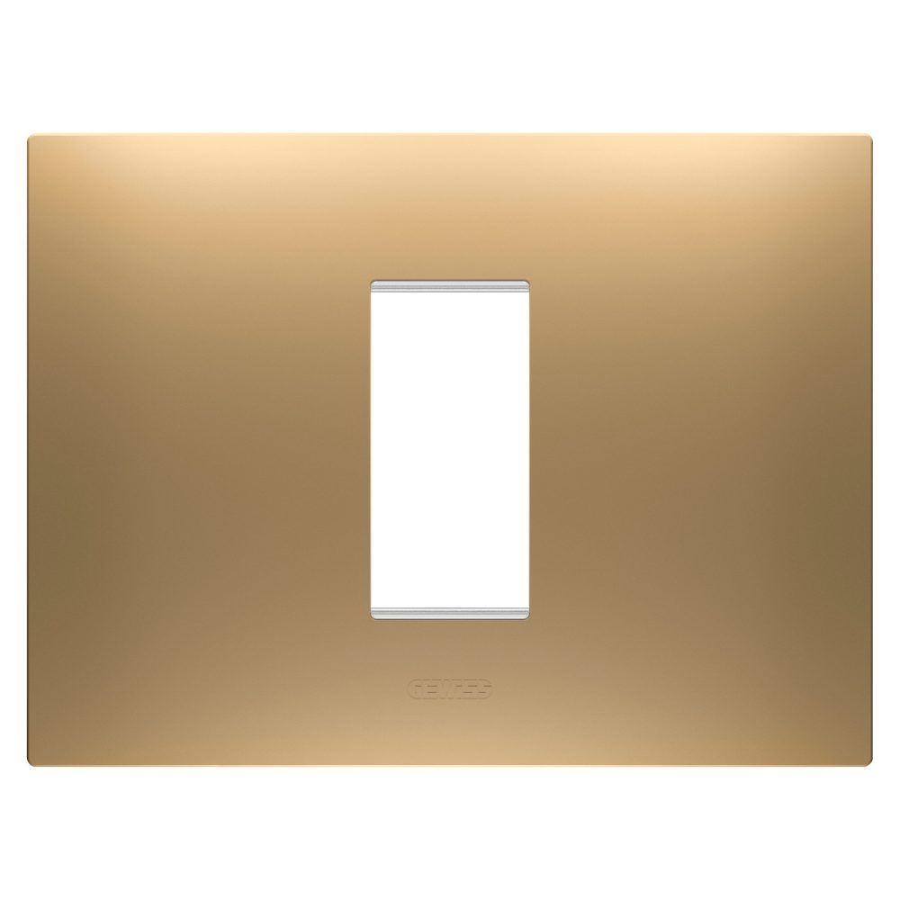  ego plaat - van gelakt technopolymeer - 1 module - goud - chorusmart