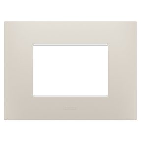 PLACCA EGO - IN TECNOPOLIMERO - 3 POSTI - NATURAL BEIGE - CHORUSMART