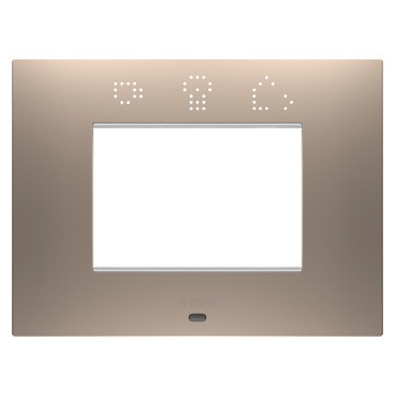 Ego smart plates - light bronze