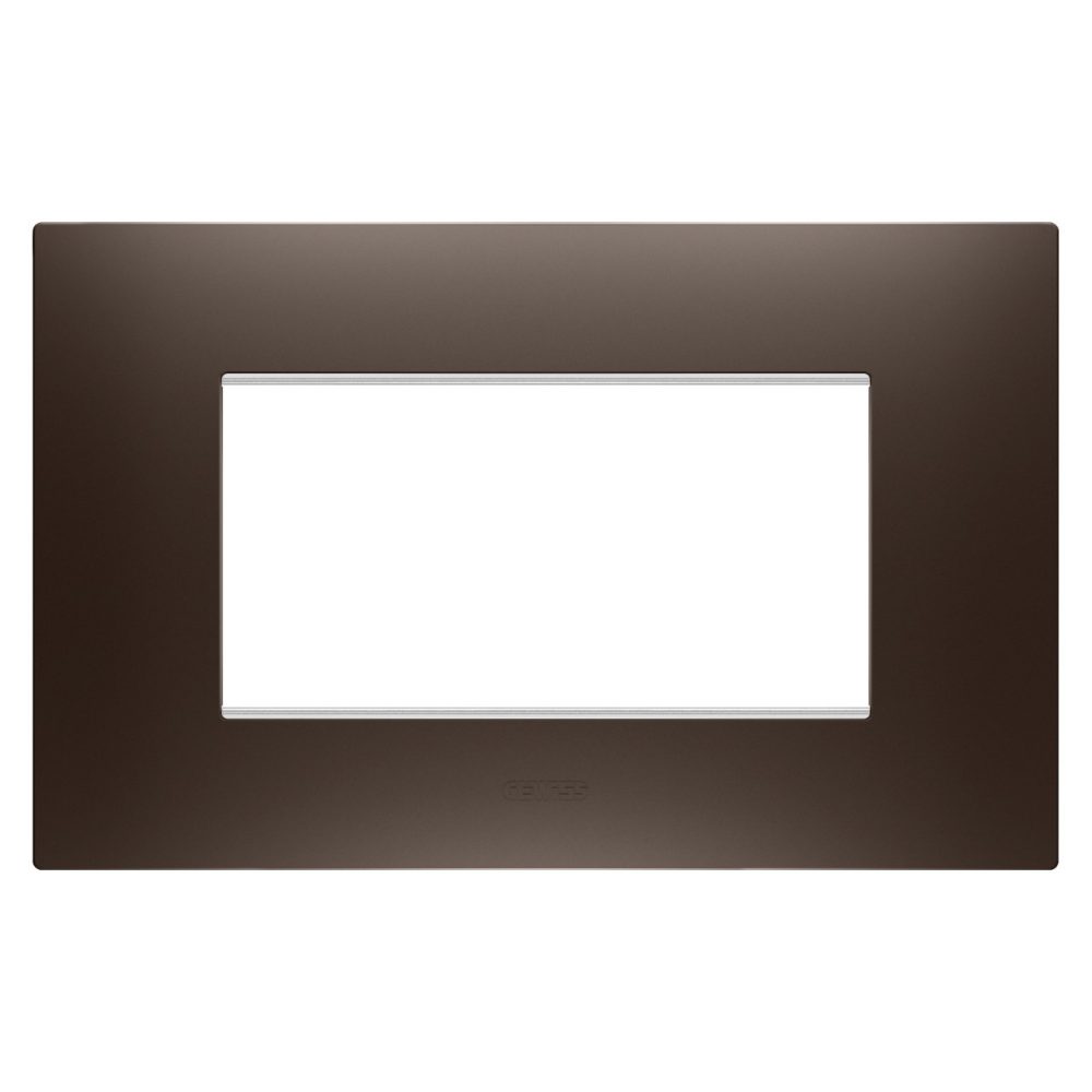  EGO PLATE - IN PAINTED TECHNOPOLYMER - 4 MODULES - BROWN SHADE - CHORUSMART