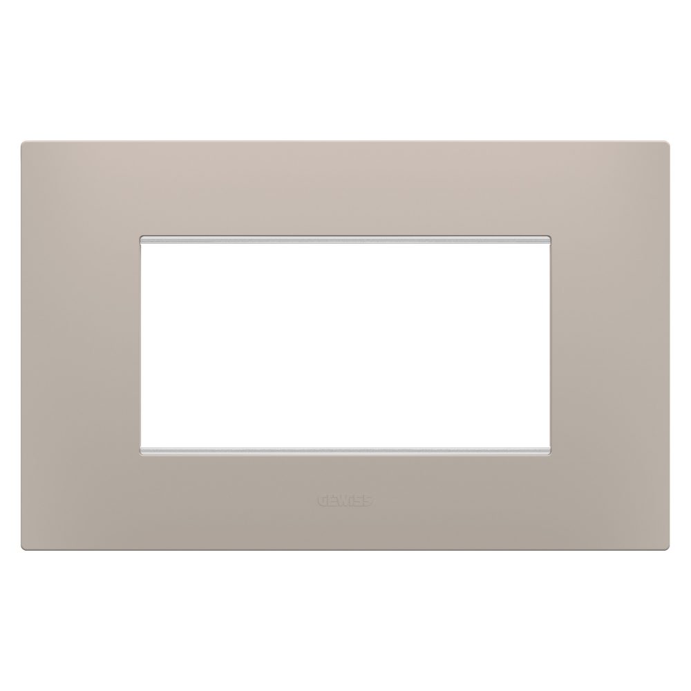  placca ego - in tecnopolimero - 4 posti - dark sand - chorusmart
