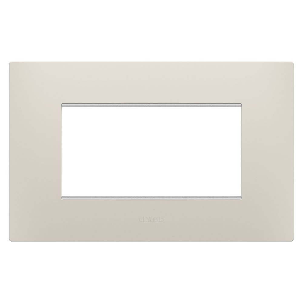  placca ego - in tecnopolimero - 4 posti - natural beige - chorusmart