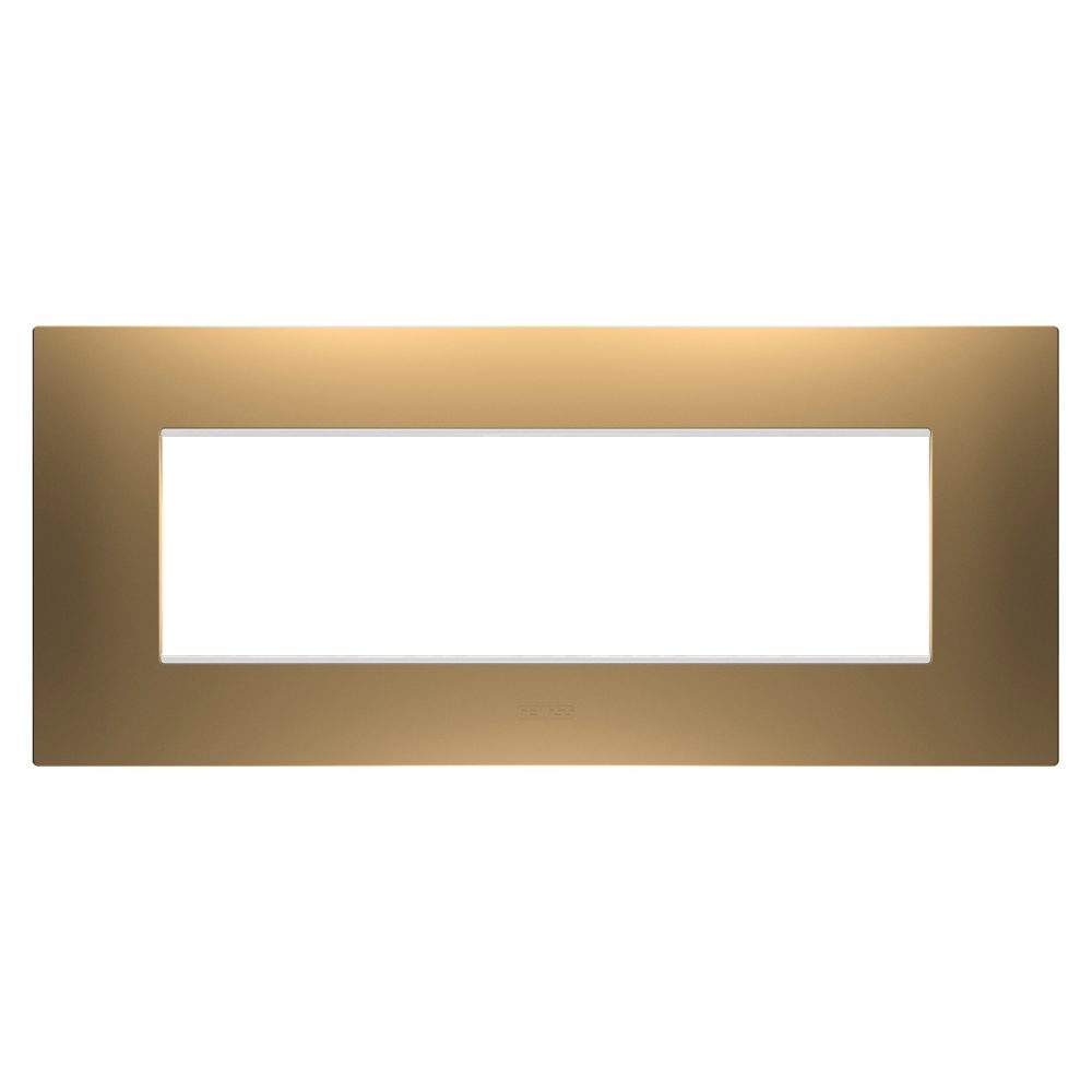  ego plaat - van gelakt technopolymeer - 7 module - goud - chorusmart