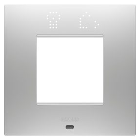 PLACCA EGO SMART INTERNATIONAL - IN TECNOPOLIMERO VERNICIATO - 2 POSTI - MAGNETIC GRAY - CHORUSMART