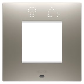PLACCA EGO SMART INTERNATIONAL - IN TECNOPOLIMERO VERNICIATO - 2 POSTI - ACCIAIO - CHORUSMART