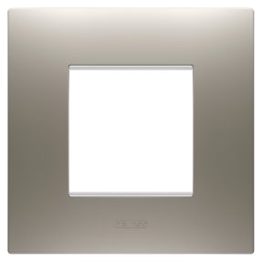 mezinárodní rámeček ego – z technopolymeru opatřeného nátěrem – 2 moduly – ocel – chorusmart