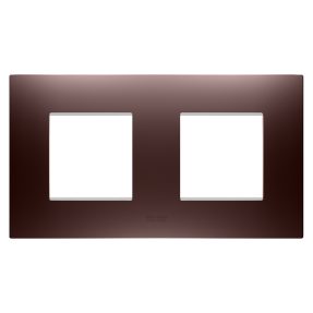 PLAQUE EGO - EN TECHNOPOLYMÈRE PEINT - 2+2 MODULES HORIZONTAUX - CUIVRE - CHORUSMART